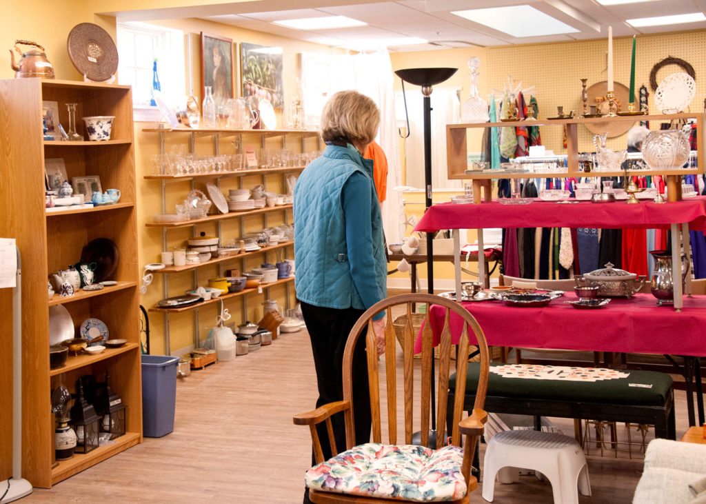 woman in shop 