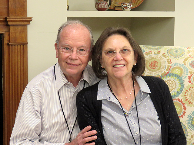 older couple at home