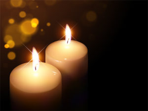 lighted candles