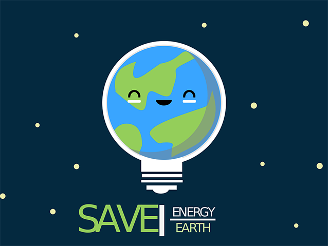 save - energy - earth