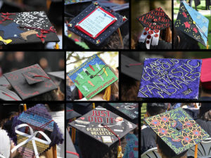 creative graduation caps Oberlin College