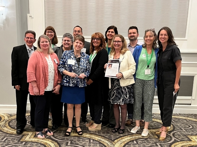 group of Kendal at Oberlin staff gathered together 