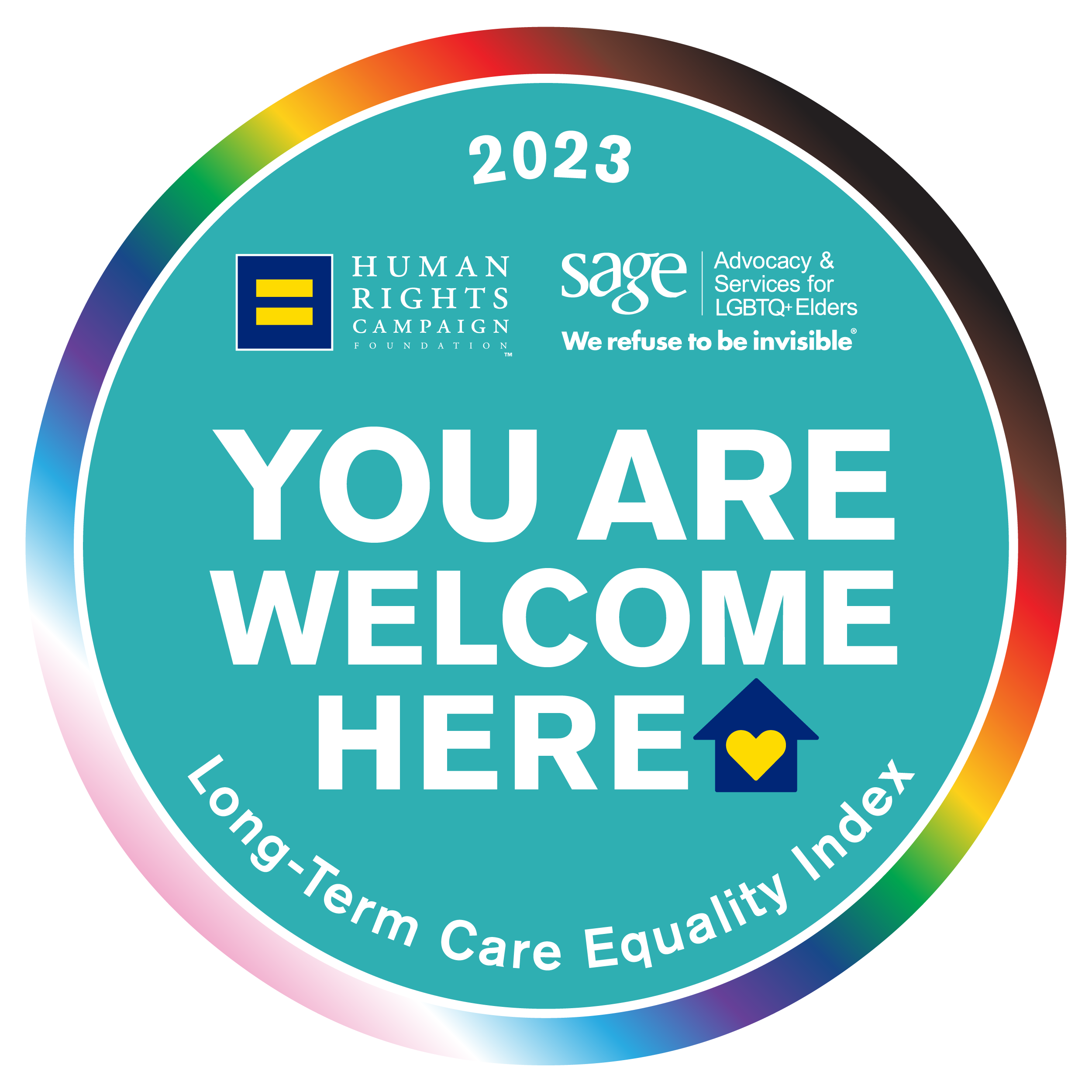 LEI Badge - Long term care equality index