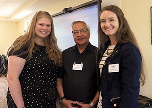 Megan, Lal Arora, Jessica - Memory Class organizers