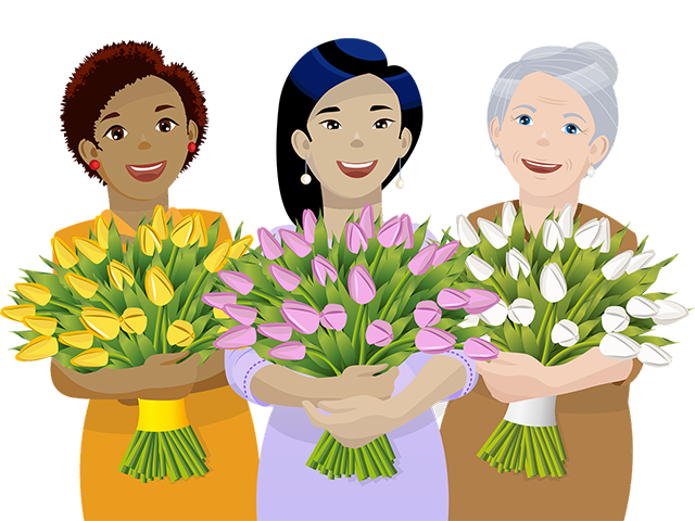 Moms - clipart - 640x480