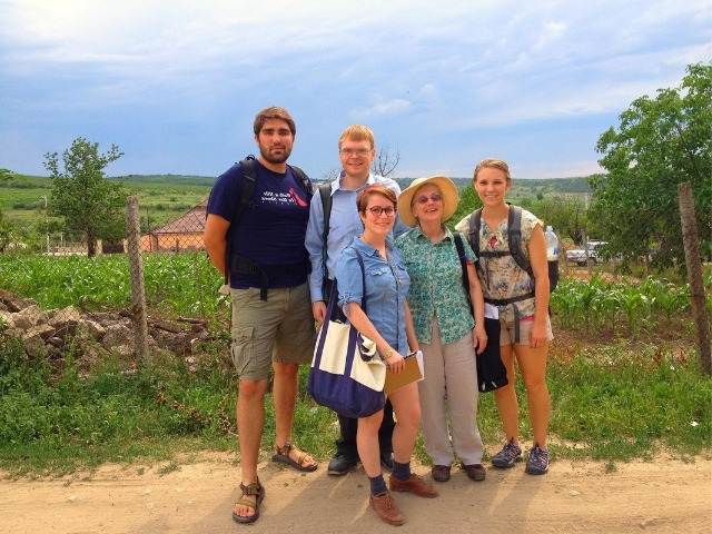 Barbara (second from the right) with PCV group