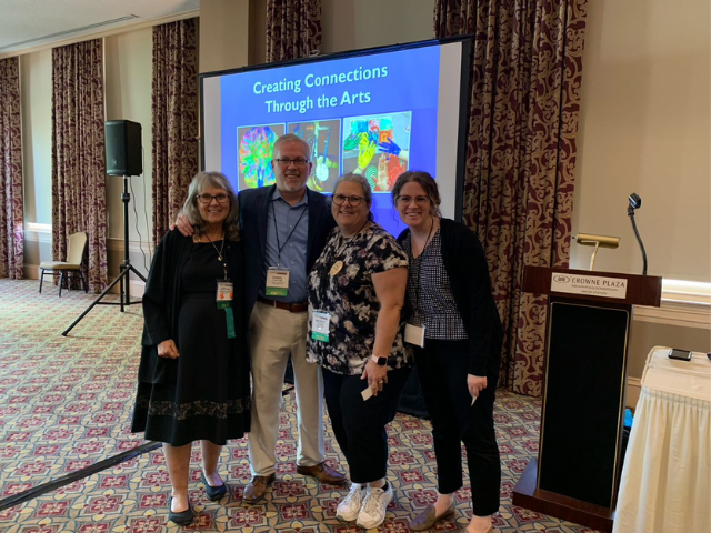 Michele, Janie, and conferences presenters 