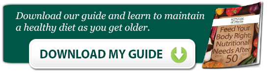 feed your body right, nutritional needs after 50