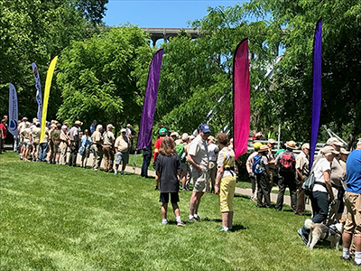 Activities at the Cuyahoga River
