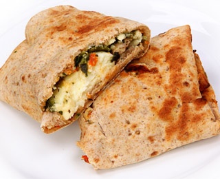 breakfast wrap sandwich